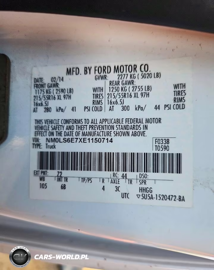 2014 Ford Transit Connect Xl Delivery Van VIN:NM0LS6E7XE1150714 - 13