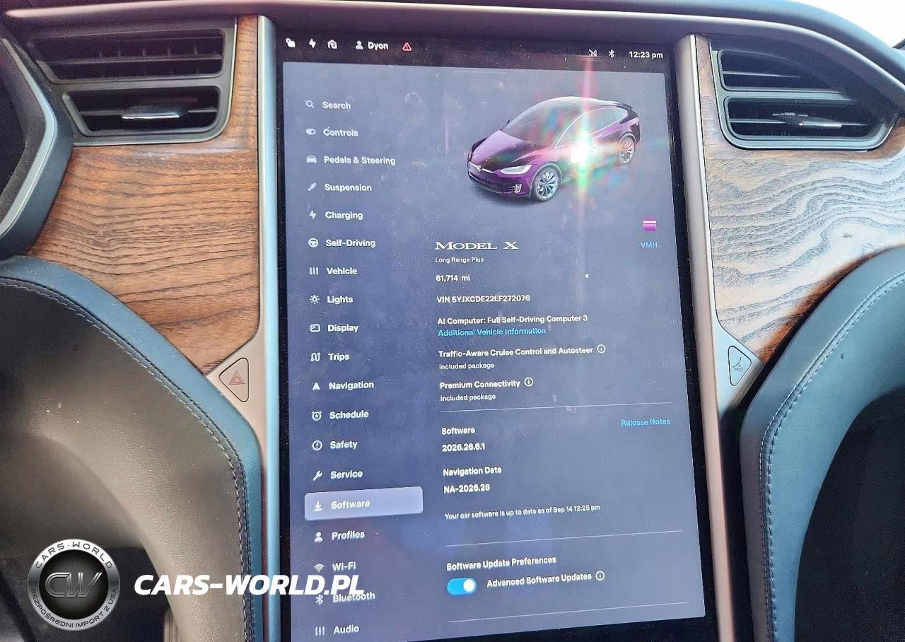2020 Tesla Model X VIN:5YJXCDE22LF272076 - 9