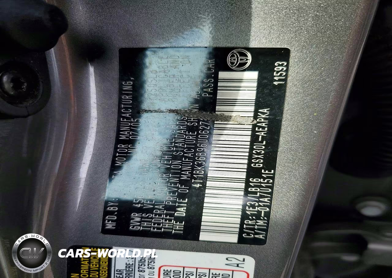 2006 Toyota Avalon Limited VIN:4T1BK36B96U062734 - 12