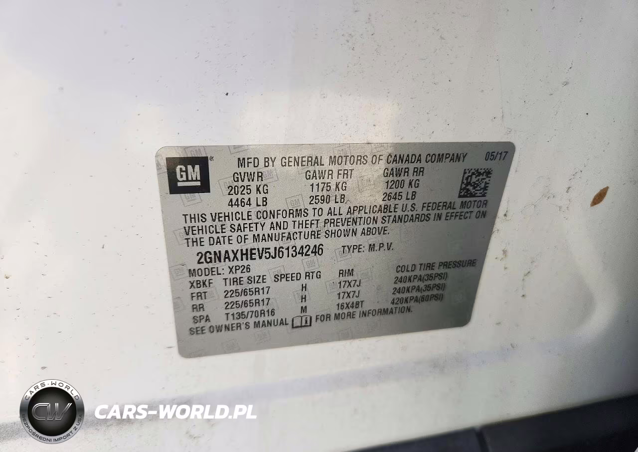 2018 Chevrolet Equinox Ls VIN:2GNAXHEV5J6134246 - 13