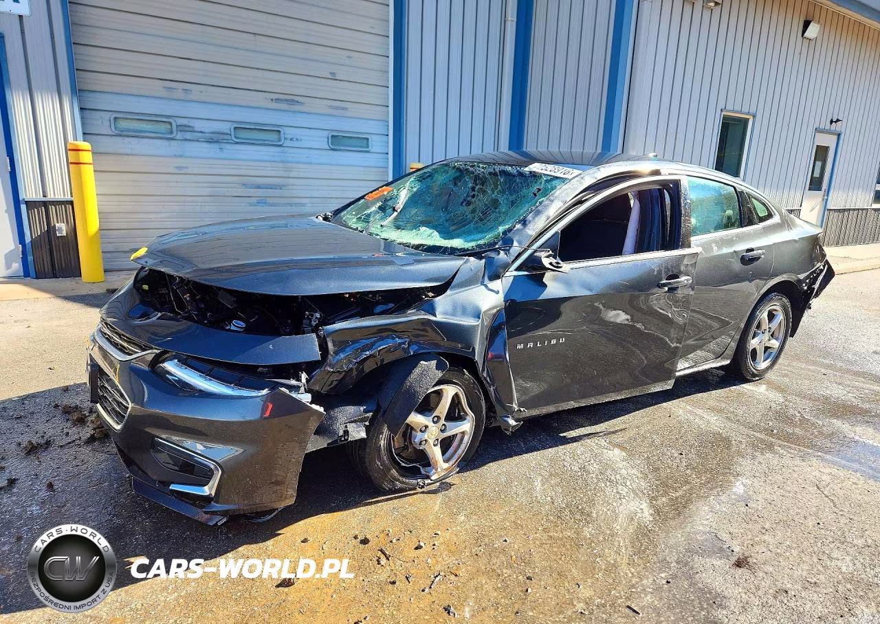2018 Chevrolet Malibu Ls VIN:1G1ZB5ST4JF165496 - 1