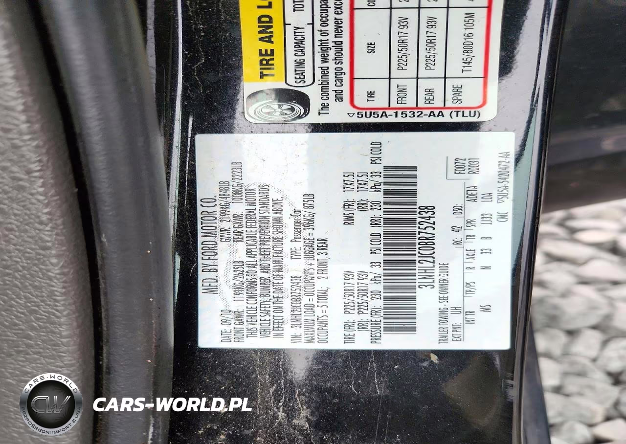 2011 Lincoln Mkz VIN:3LNHL2JC0BR752438 - 12