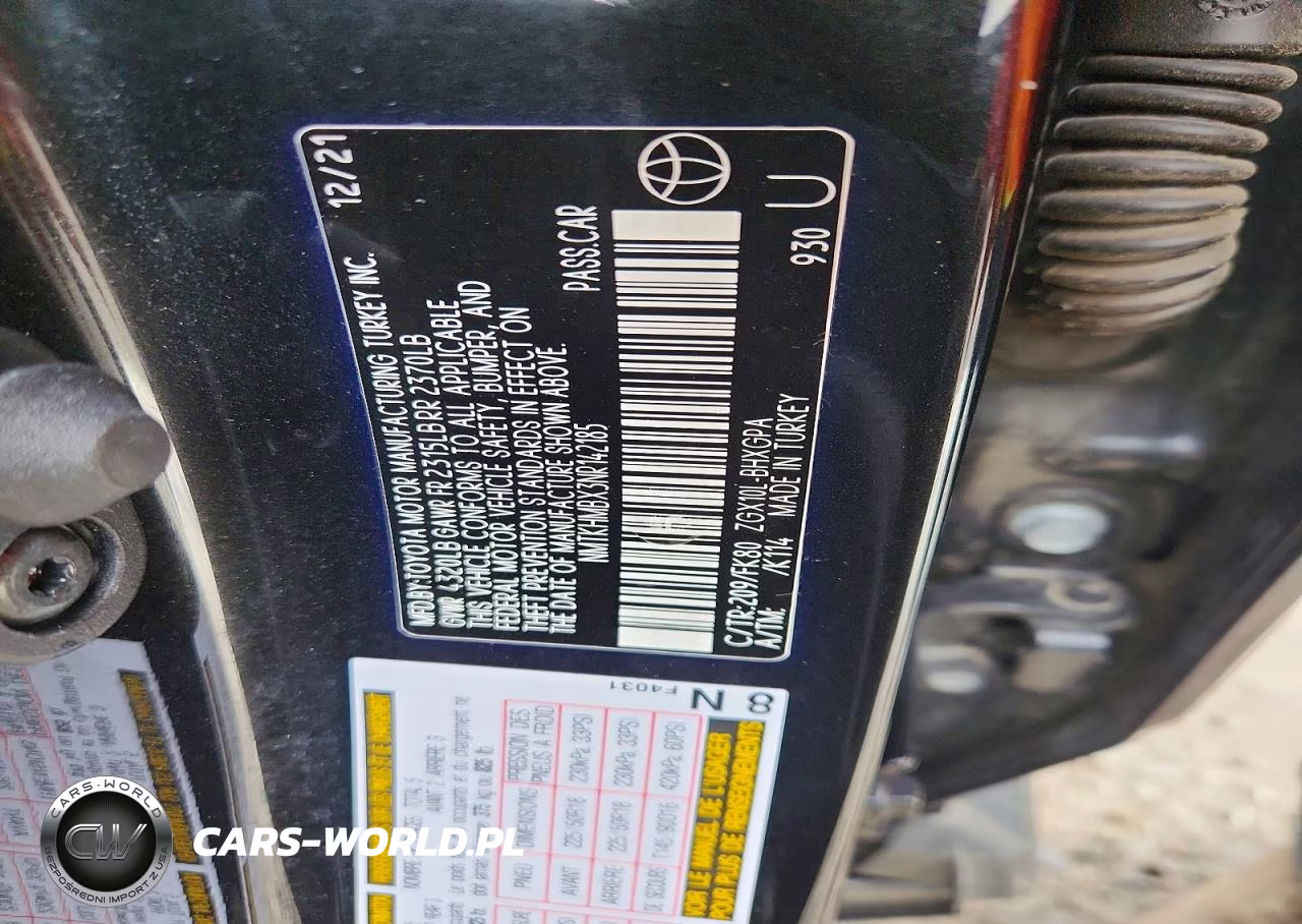 2022 Toyota C-Hr Xle VIN:NMTKHMBX3NR142185 - 13