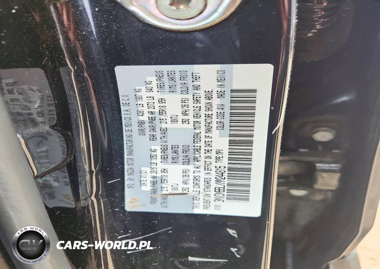 2021 Mazda Cx-30 Select VIN:3MVDMBBLXMM244815 - 12