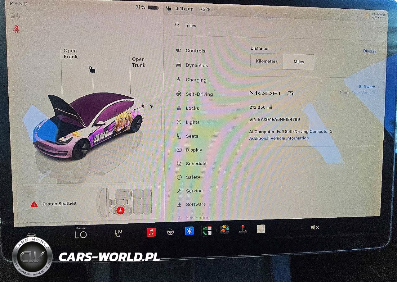 2022 Tesla Model 3 VIN:5YJ3E1EA5NF184799 - 9