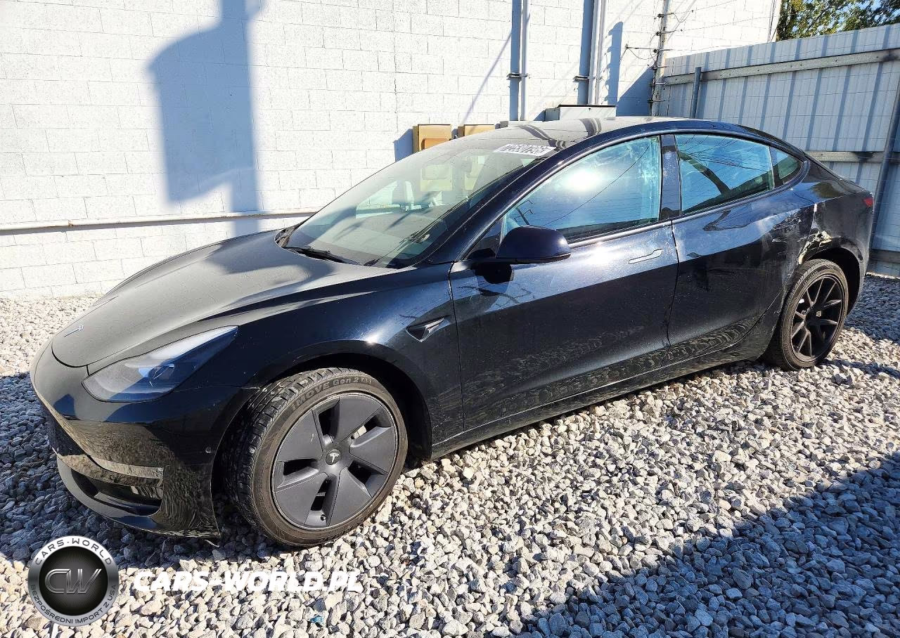 2022 Tesla Model 3 VIN:5YJ3E1EA4NF372360 - 1