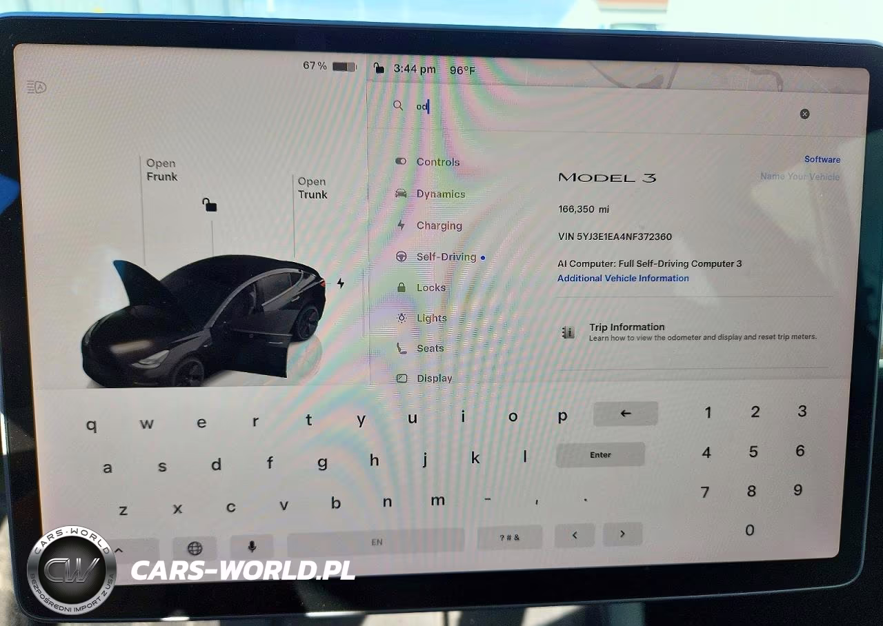 2022 Tesla Model 3 VIN:5YJ3E1EA4NF372360 - 9