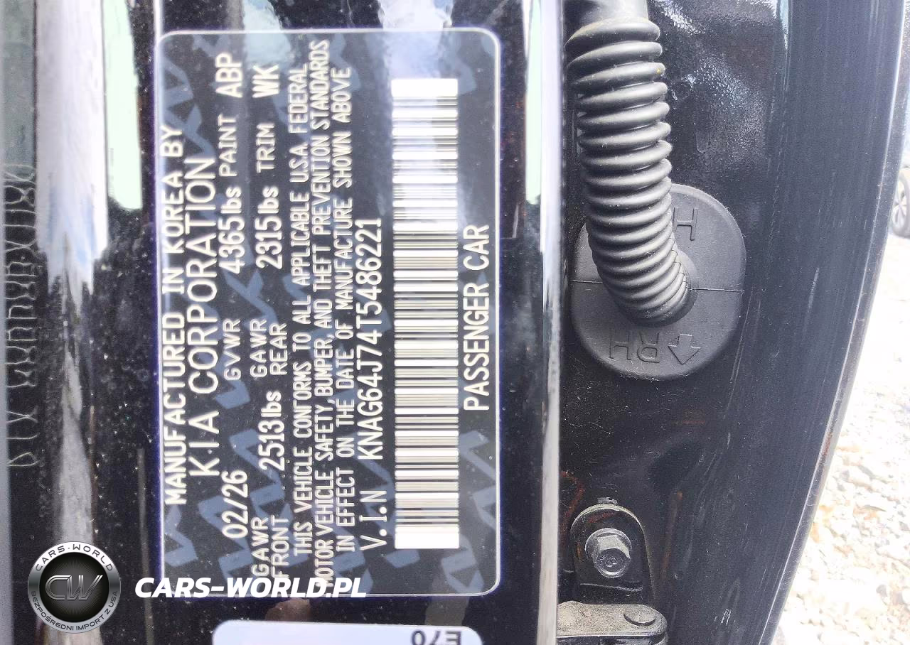 2026 Kia K5 Gt Line VIN:KNAG64J74T5486221 - 13