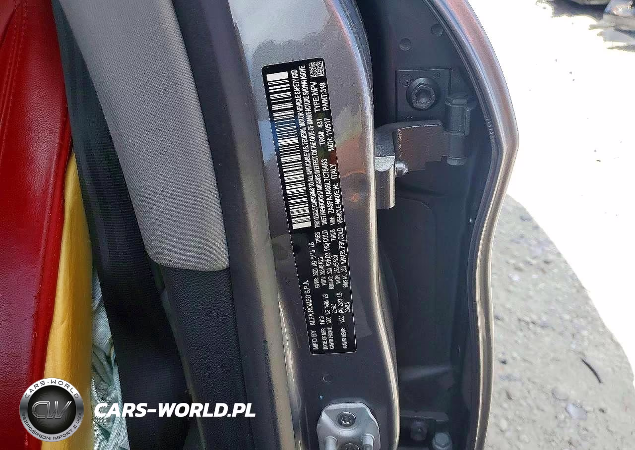 2020 Alfa Romeo Stelvio VIN:ZASPAJAN6L7C75483 - 12