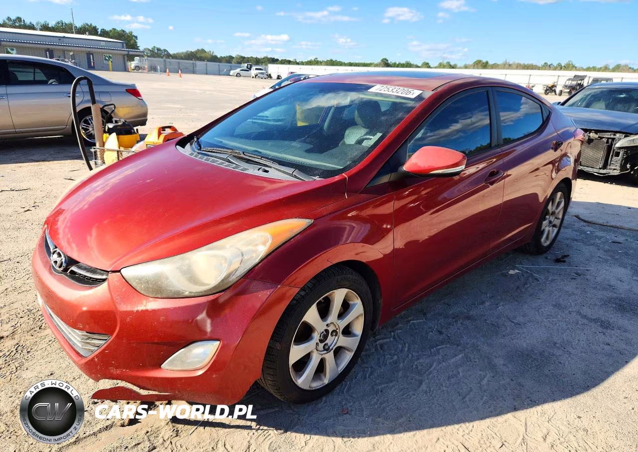 2012 Hyundai Elantra Limited VIN:KMHDH4AE2CU240610 - 1