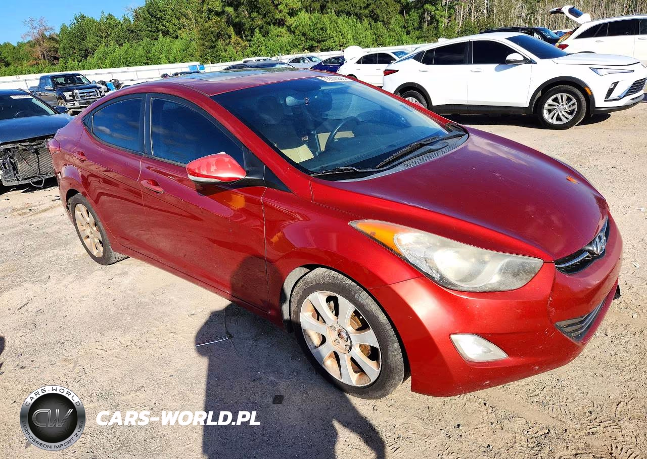 2012 Hyundai Elantra Limited VIN:KMHDH4AE2CU240610 - 4