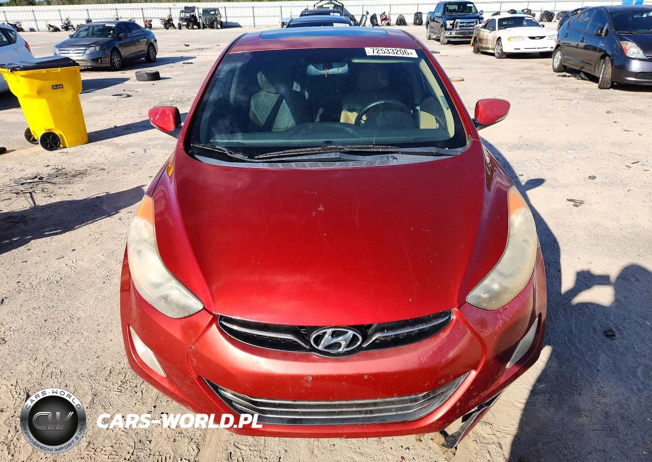 2012 Hyundai Elantra Limited VIN:KMHDH4AE2CU240610 - 5