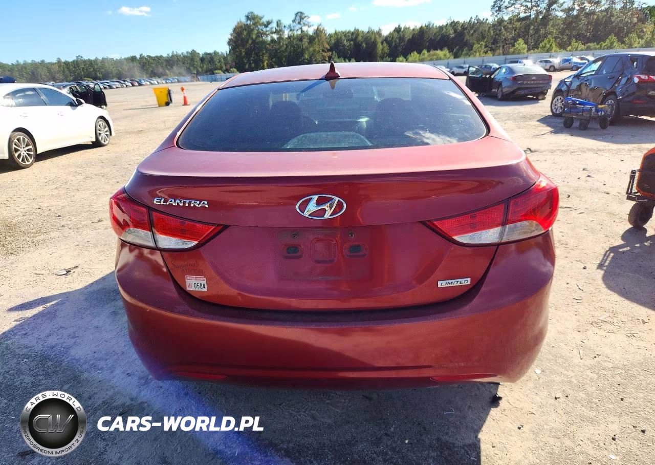 2012 Hyundai Elantra Limited VIN:KMHDH4AE2CU240610 - 6