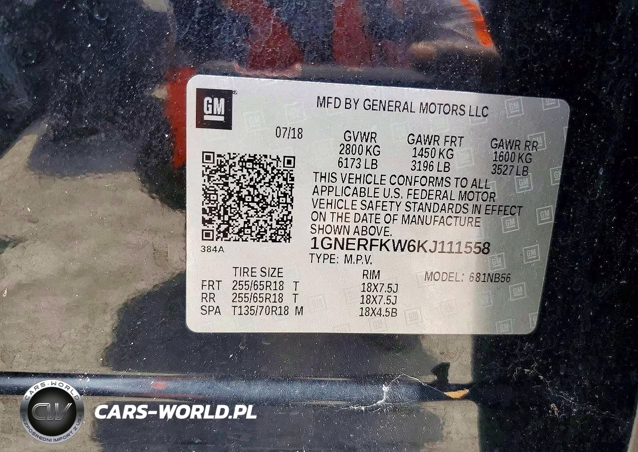 2019 Chevrolet Traverse Ls VIN:1GNERFKW6KJ111558 - 13