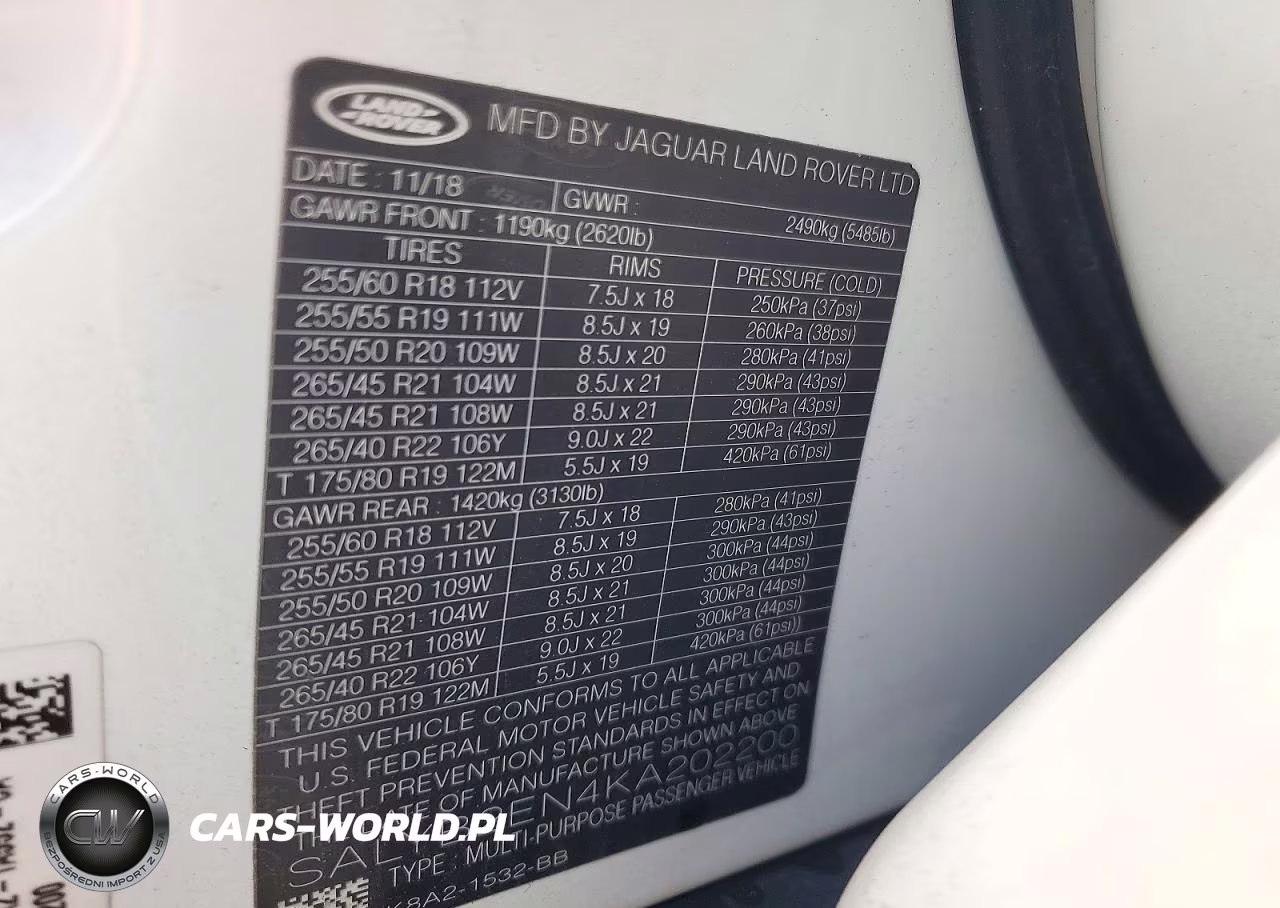 2019 Land Rover Range Rover Velar S VIN:SALYB2EN4KA202200 - 13