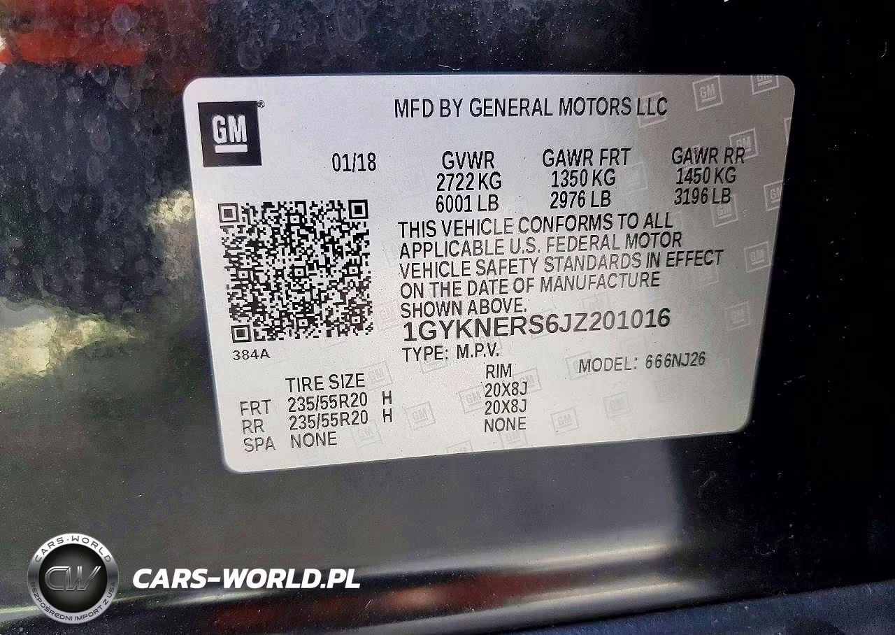 2018 Cadillac Xt5 Premium Luxury VIN:1GYKNERS6JZ201016 - 12