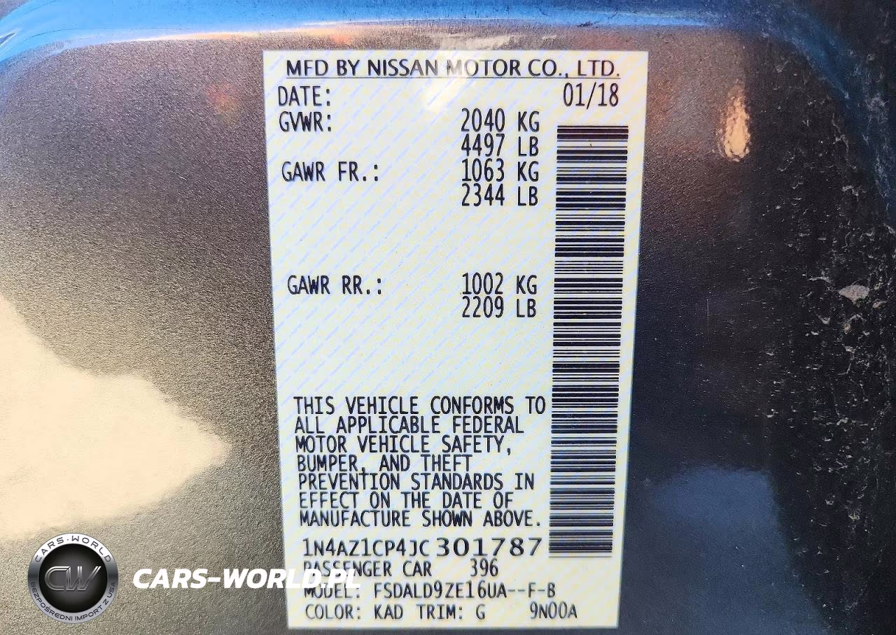 2018 Nissan Leaf Sv VIN:1N4AZ1CP4JC301787 - 14