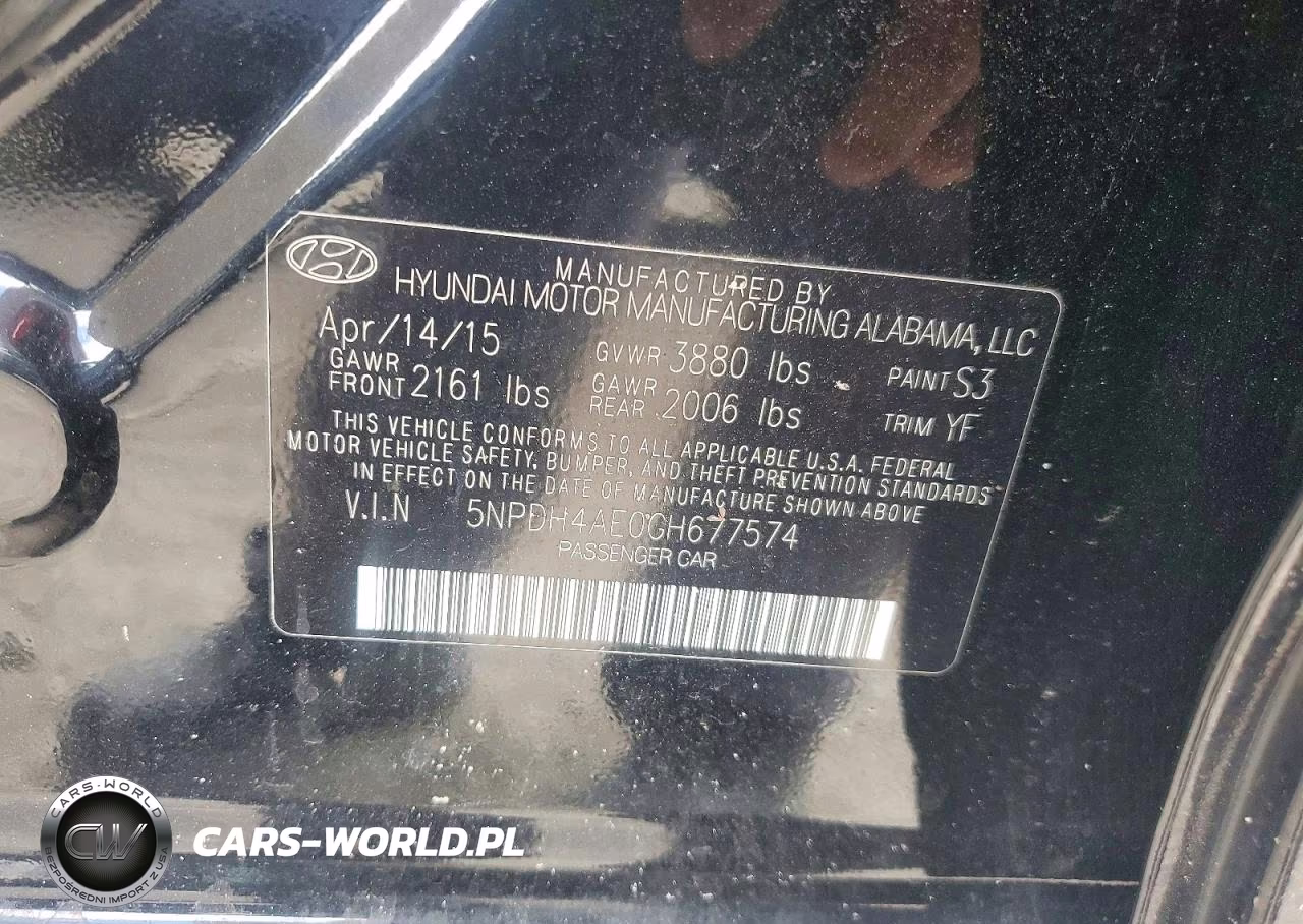 2016 Hyundai Elantra Value Edition VIN:5NPDH4AE0GH677574 - 12