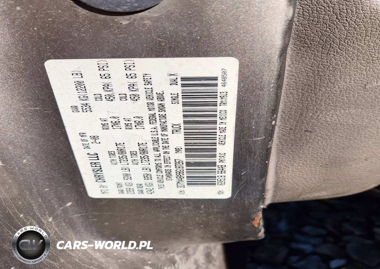 2008 Dodge Ram 3500 St VIN:3D7MX48A98G187267 - 12