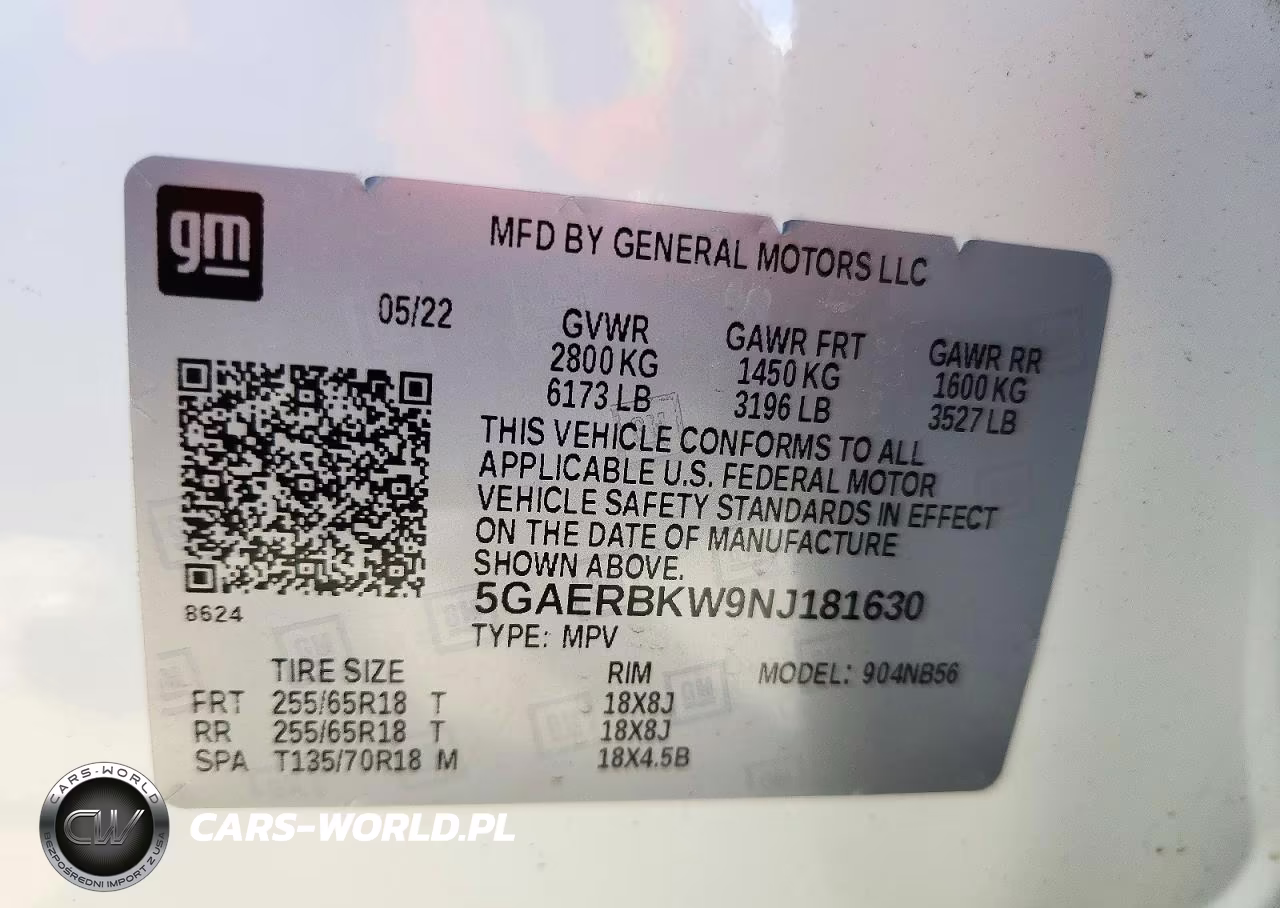 2022 Buick Enclave Essence VIN:5GAERBKW9NJ181630 - 14