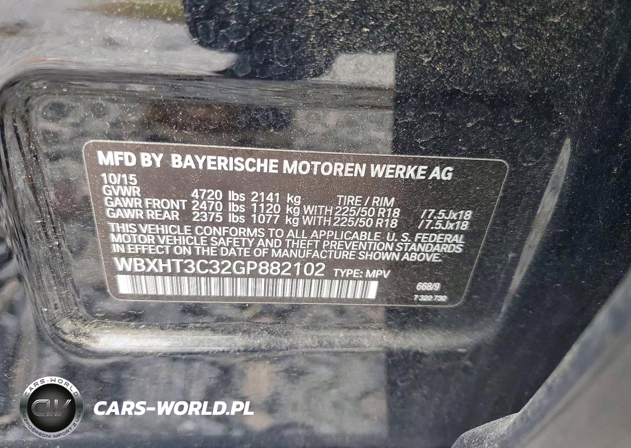 2016 BMW X1 xDrive28I VIN:WBXHT3C32GP882102 - 12