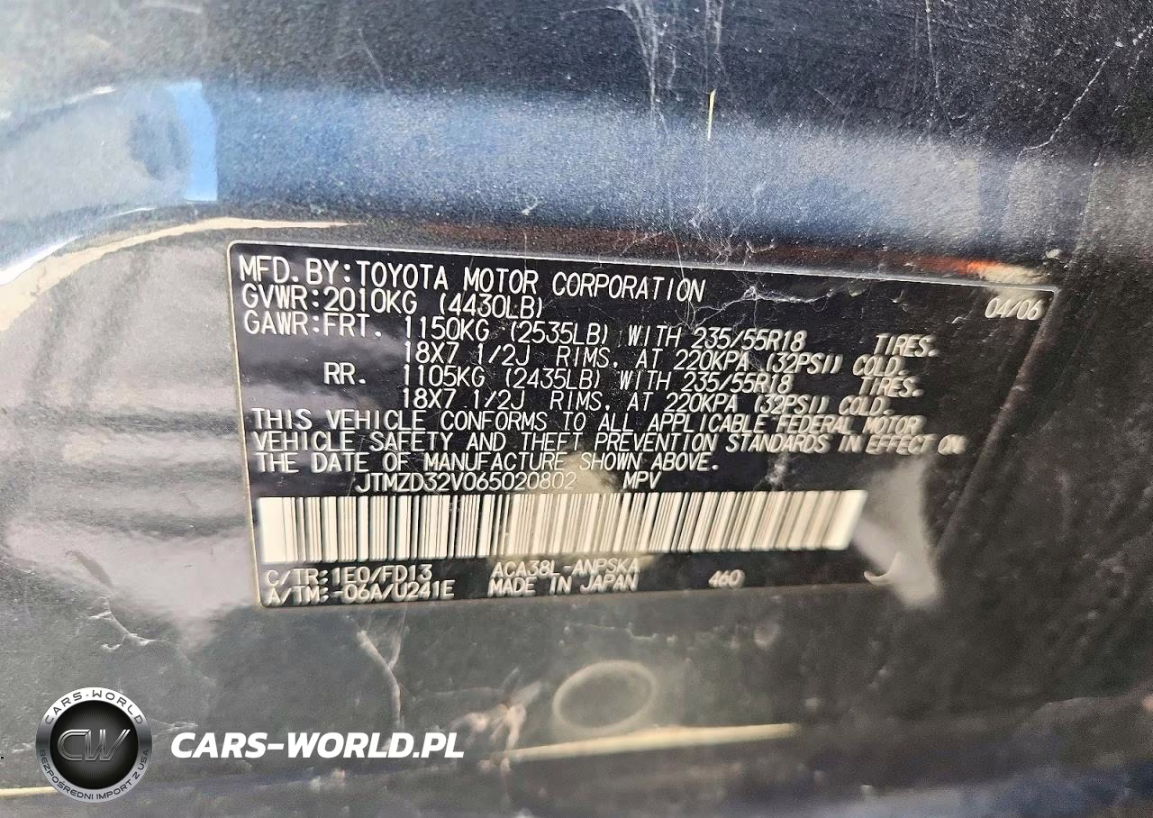 2006 Toyota Rav4 Sport VIN:JTMZD32V065020802 - 13