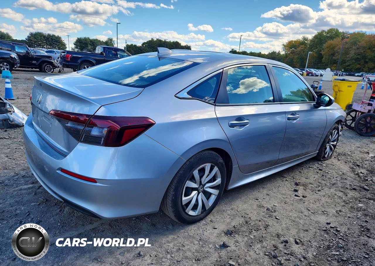 2025 Honda Civic Lx VIN:2HGFE2F25SH600397 - 3