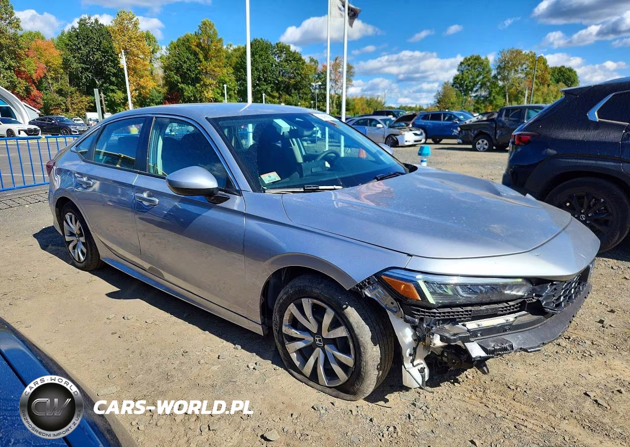 2025 Honda Civic Lx VIN:2HGFE2F25SH600397 - 4