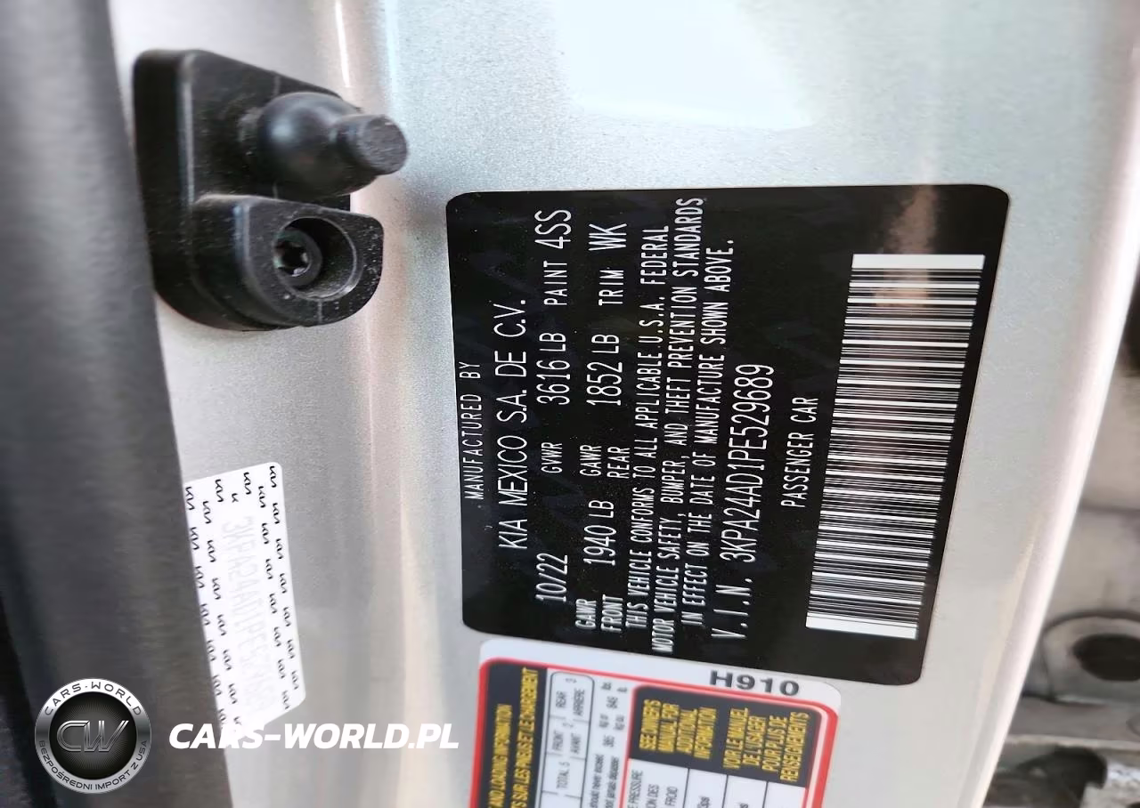 2023 Kia Rio S VIN:3KPA24AD1PE529689 - 12