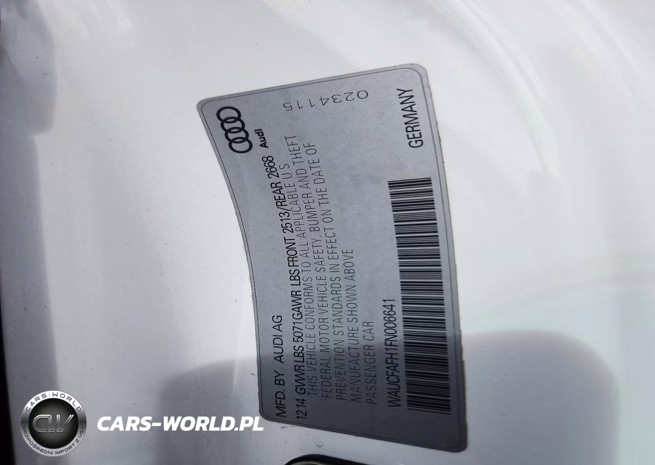 2015 Audi A5 Premium VIN:WAUCFAFH1FN006641 - 13