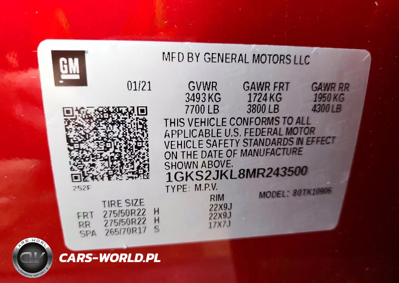 2021 GMC Yukon Xl Denali VIN:1GKS2JKL8MR243500 - 14