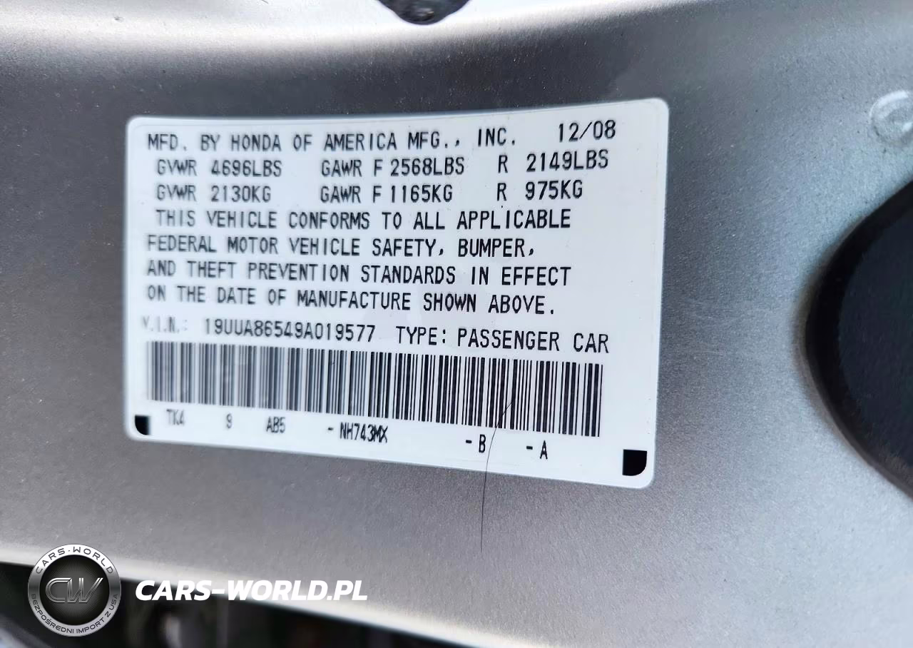 2009 Acura Tl VIN:19UUA86549A019577 - 12