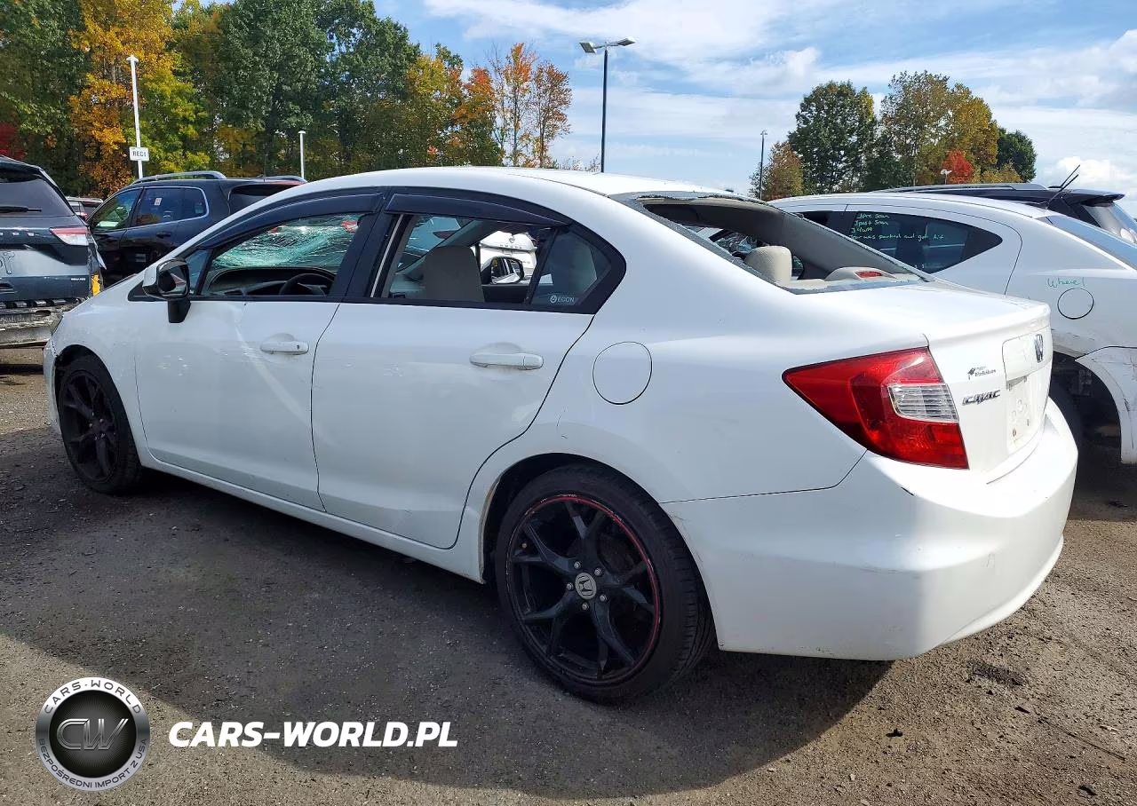 2012 Honda Civic Lx VIN:19XFB2F52CE025898 - 2