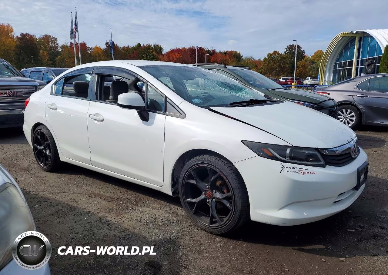 2012 Honda Civic Lx VIN:19XFB2F52CE025898 - 4