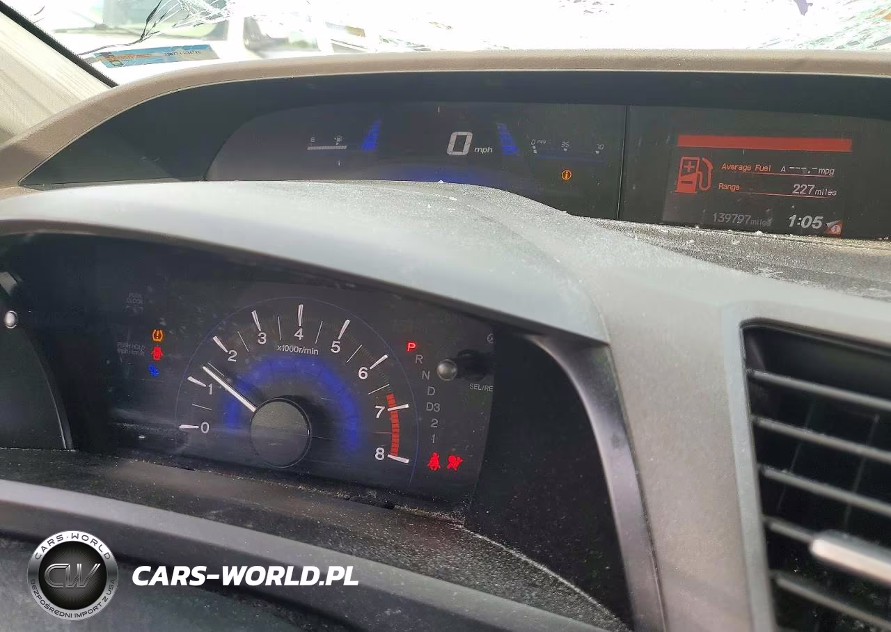 2012 Honda Civic Lx VIN:19XFB2F52CE025898 - 9