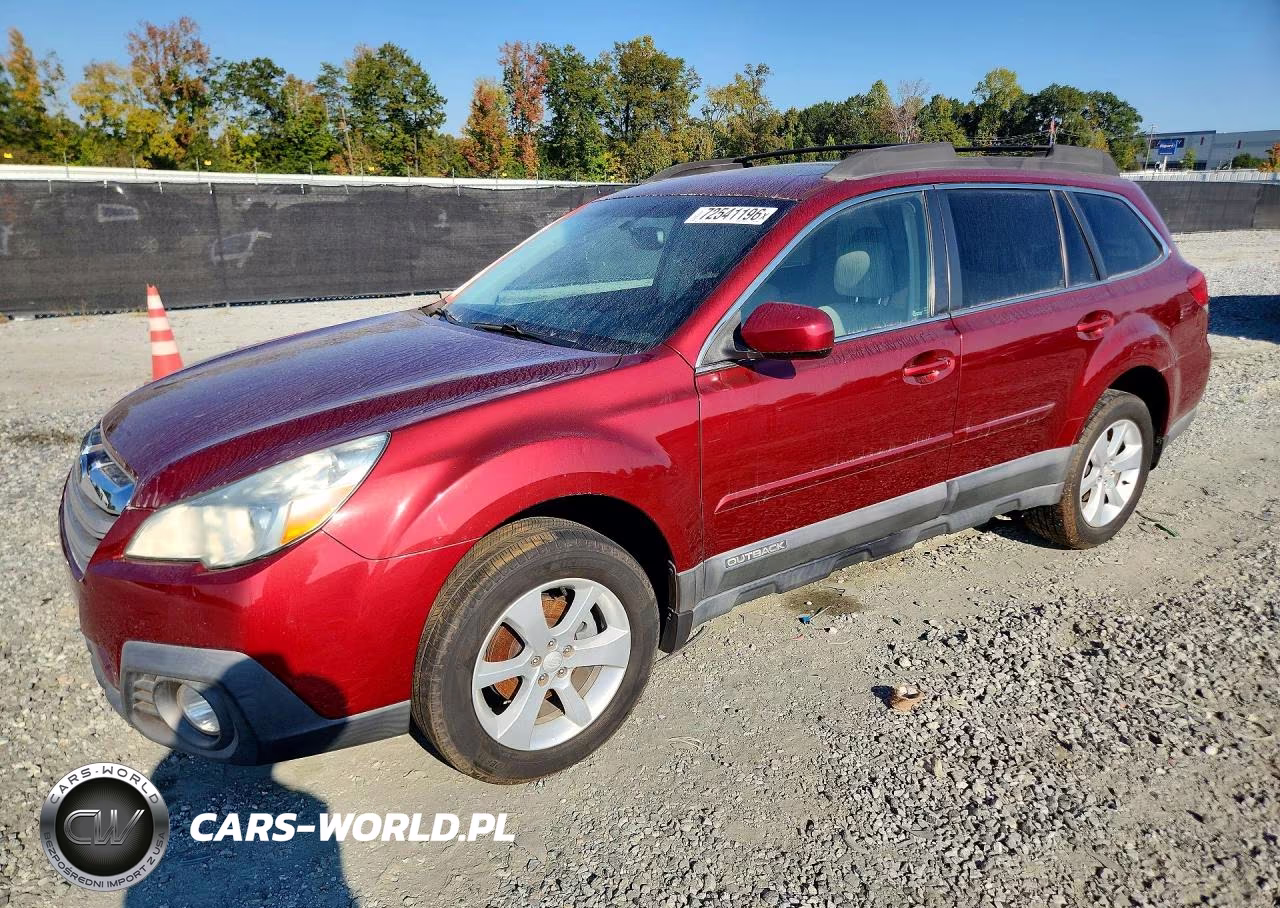2013 Subaru Outback 2.5I Premium VIN:4S4BRCGCXD3263404 - 1