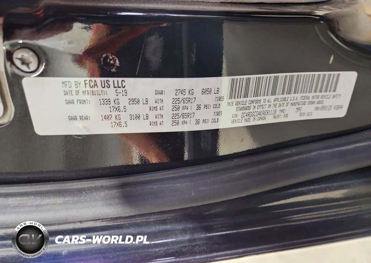 2019 Dodge Grand Caravan Sxt VIN:2C4RDGCG4KR691118 - 13