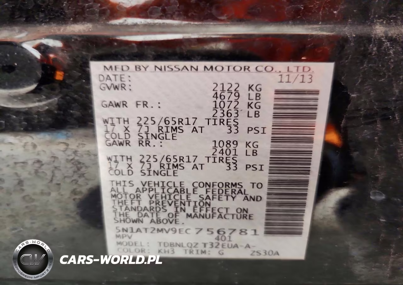 2014 Nissan Rogue Sv VIN:5N1AT2MV9EC756781 - 12