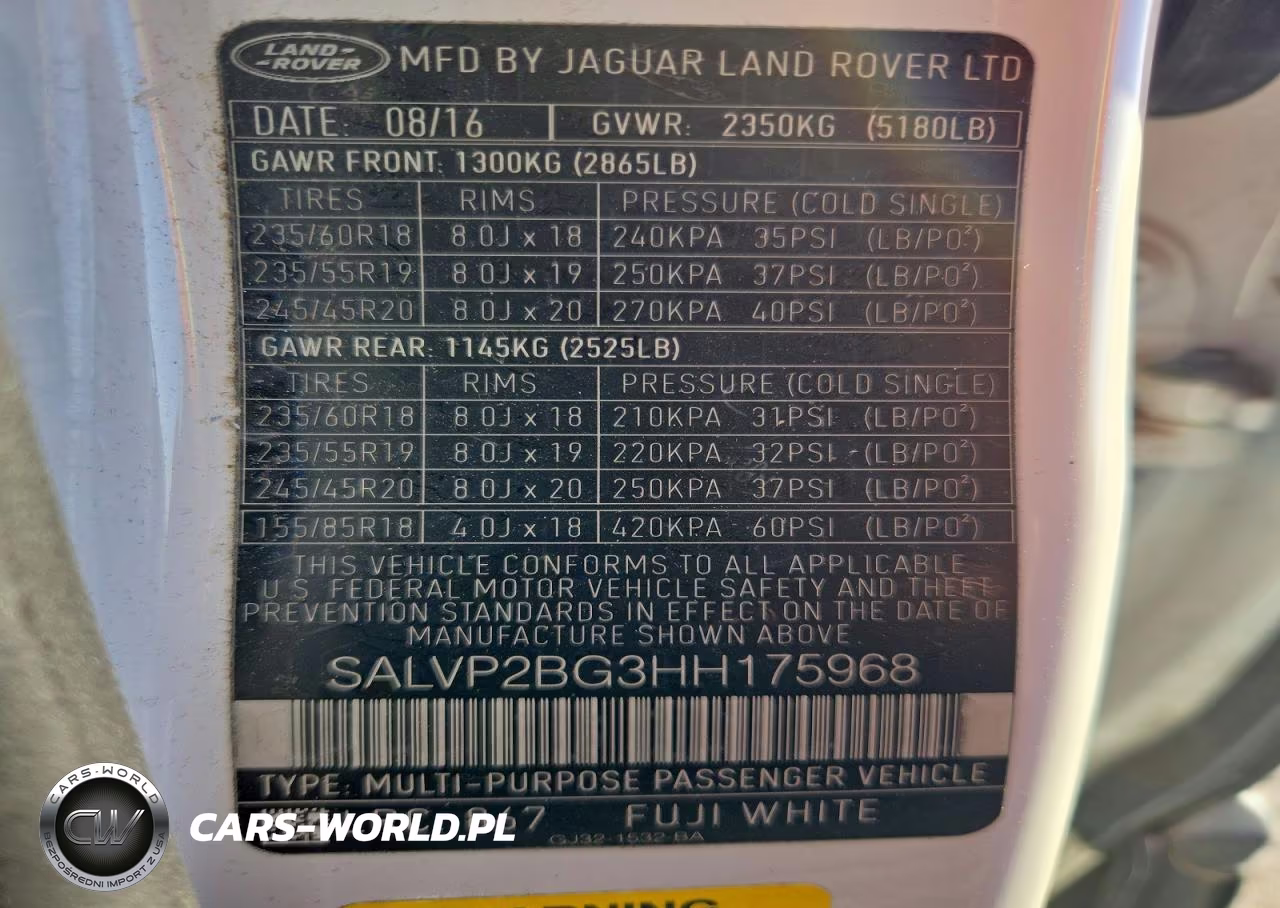 2017 Land Rover Range Rover Evoque Se VIN:SALVP2BG3HH175968 - 13