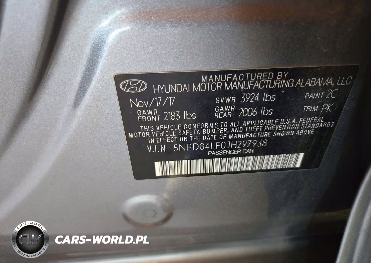 2018 Hyundai Elantra Sel VIN:5NPD84LF0JH297938 - 12