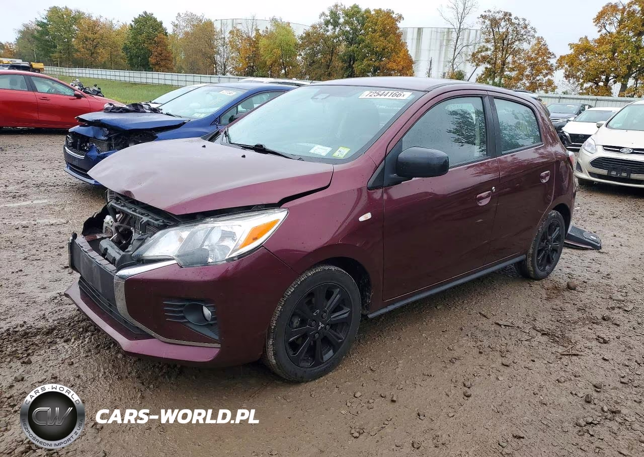 2022 Mitsubishi Mirage Se VIN:ML32AWHJ5NH004997 - 1