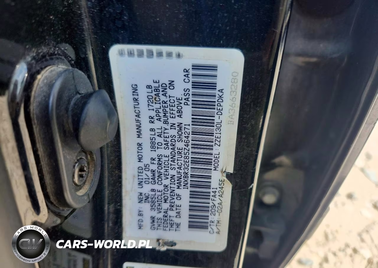 2005 Toyota Corolla Ce VIN:1NXBR32E85Z464271 - 14