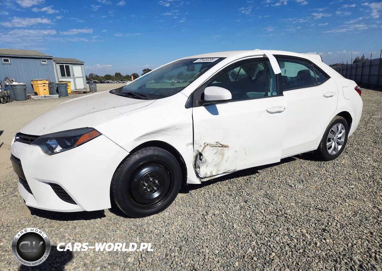 2016 Toyota Corolla Le VIN:5YFBURHE2GP534862 - 1