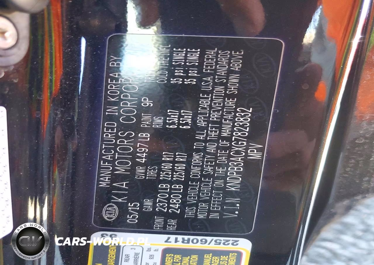 2016 Kia Sportage Lx VIN:KNDPB3ACXG7823832 - 13