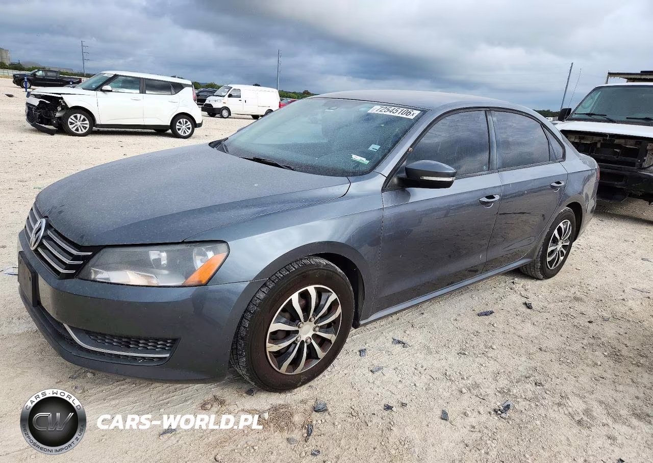 2014 Volkswagen Passat S VIN:1VWAP7A33EC016519 - 1