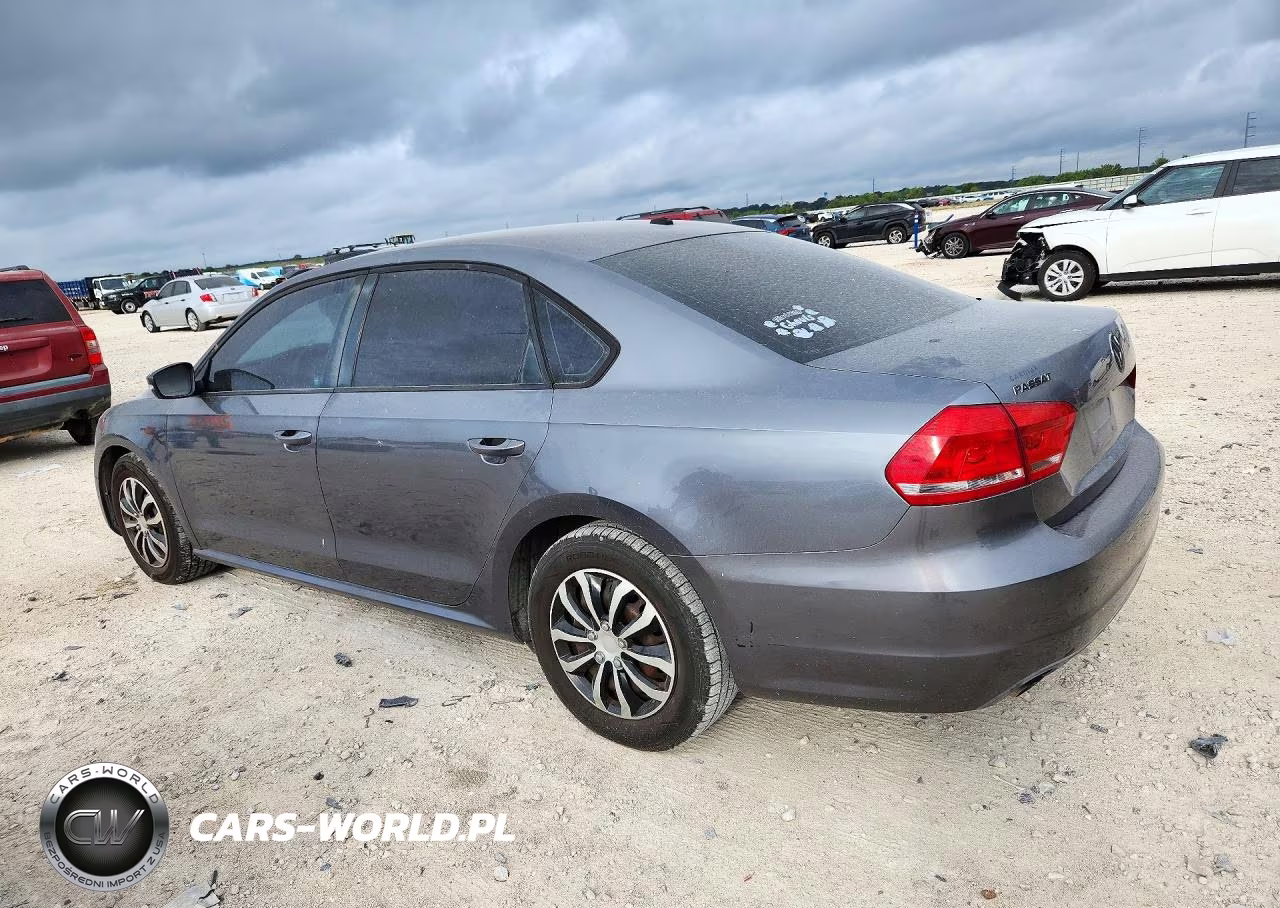 2014 Volkswagen Passat S VIN:1VWAP7A33EC016519 - 2