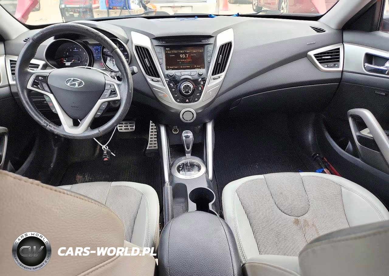 2012 Hyundai Veloster Base VIN:KMHTC6AD1CU032750 - 8