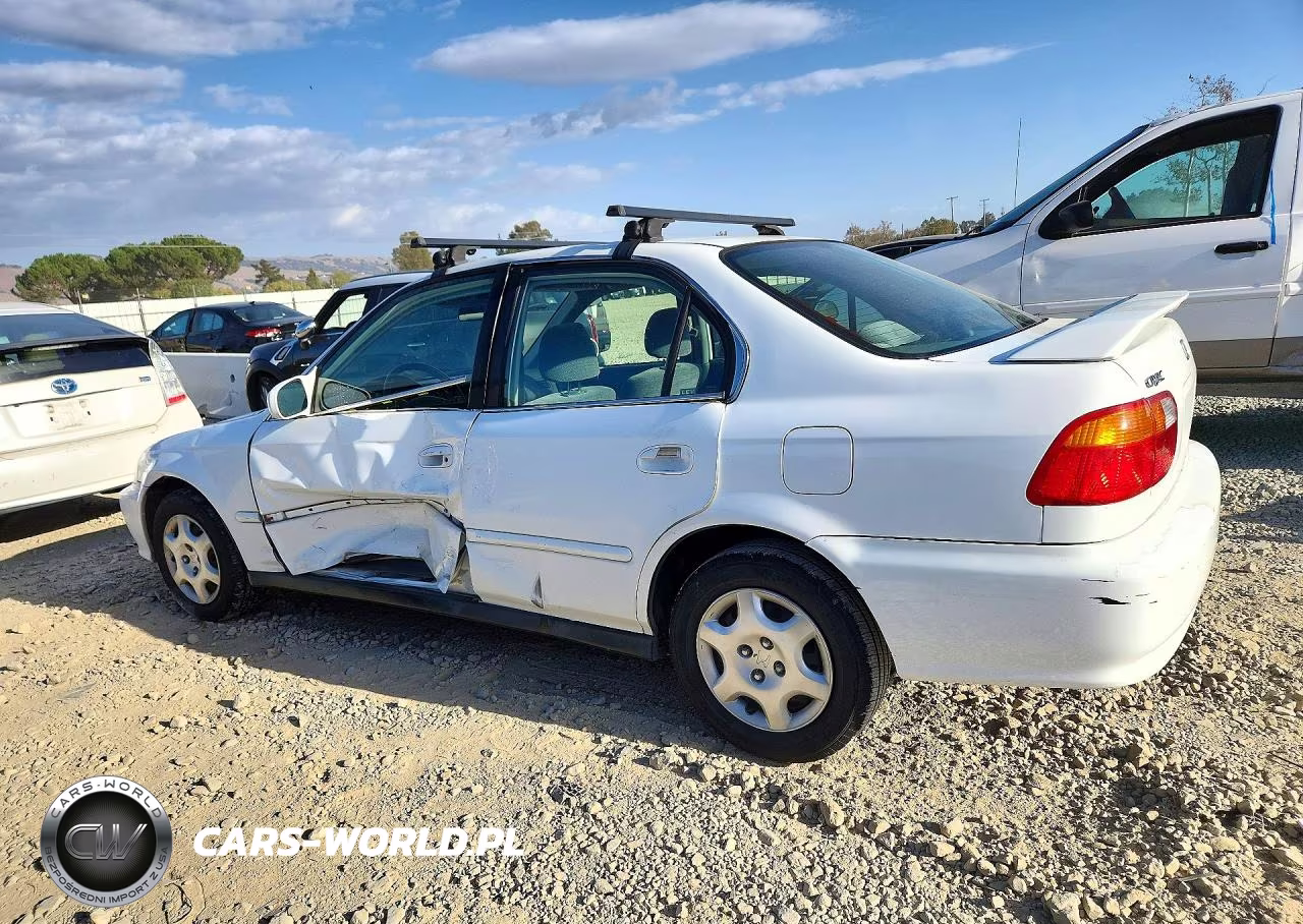 2000 Honda Civic Ex VIN:JHMEJ864XYS001862 - 2