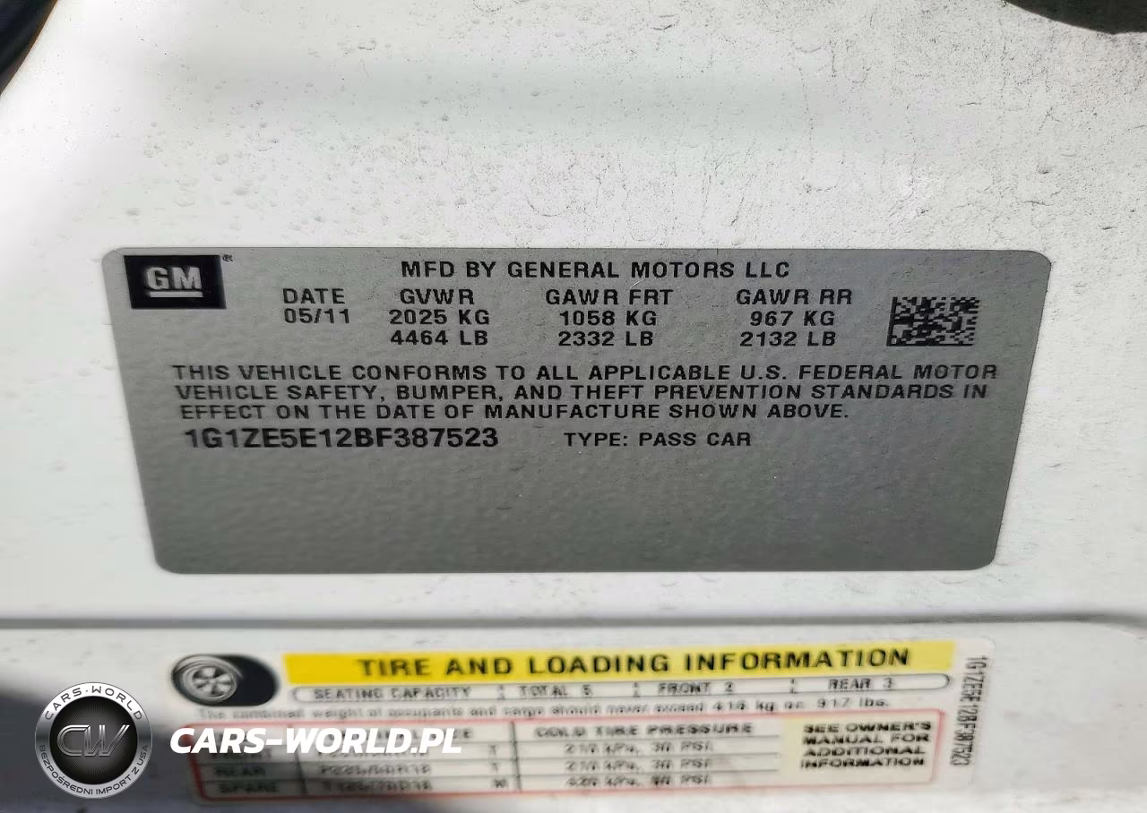 2011 Chevrolet Malibu Ltz VIN:1G1ZE5E12BF387523 - 13