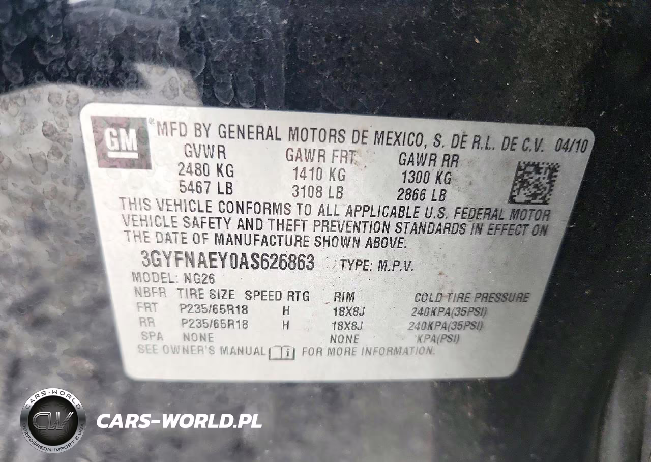 2010 Cadillac Srx Luxury Collection VIN:3GYFNAEY0AS626863 - 13